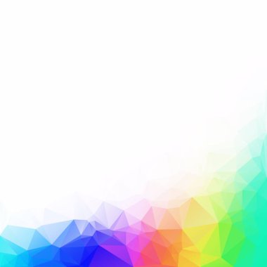 Renkli poligonal mozaik arka plan yaratıcı tasarım şablonları