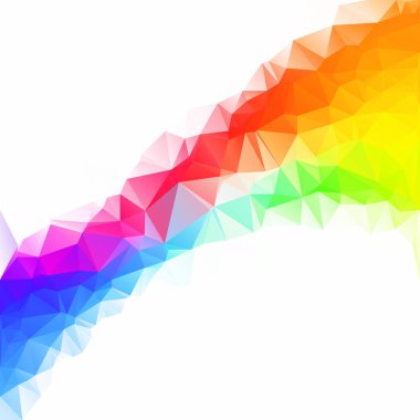 Renkli poligonal mozaik arka plan yaratıcı tasarım şablonları