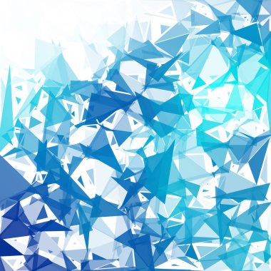 Mavi mola mozaik arka plan, yaratıcı tasarım şablonları