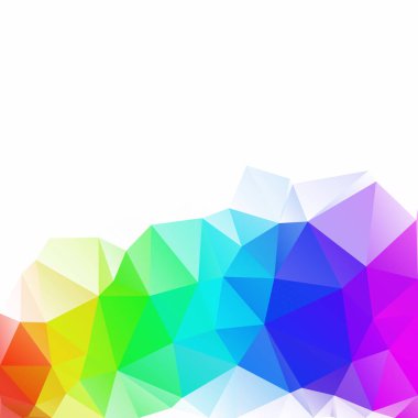 Renkli poligonal mozaik arka plan yaratıcı tasarım şablonları