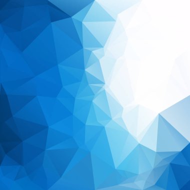 mavi çokgen mozaik arkaplan, yaratıcı tasarım şablonları