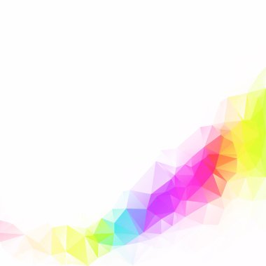 Renkli poligonal mozaik arka plan yaratıcı tasarım şablonları