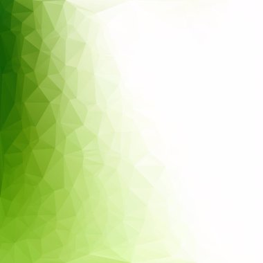 Yeşil Çokgen Mozaik Arkaplan, Yaratıcı Tasarım Şablonları