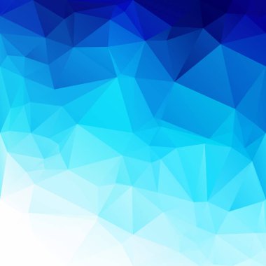 mavi çokgen mozaik arkaplan, yaratıcı tasarım şablonları