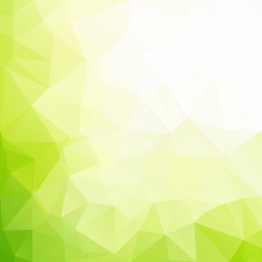 Yeşil Çokgen Mozaik Arkaplan, Yaratıcı Tasarım Şablonları