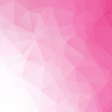 Pembe Çokgen Mozaik Arkaplan, Yaratıcı Tasarım Şablonları