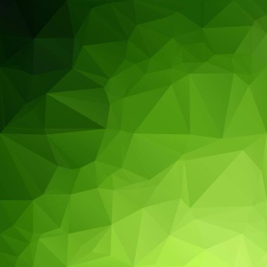Yeşil Çokgen Mozaik Arkaplan, Yaratıcı Tasarım Şablonları