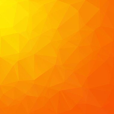 Turuncu poligonal mozaik arka plan yaratıcı tasarım şablonları