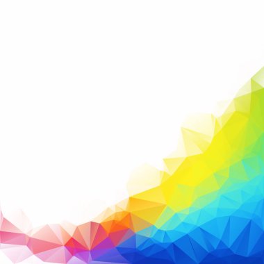 Renkli poligonal mozaik arka plan yaratıcı tasarım şablonları