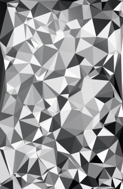 Siyah poligonal mozaik arka plan, yaratıcı tasarım şablonları