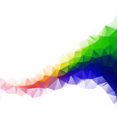 Renkli poligonal mozaik arka plan yaratıcı tasarım şablonları