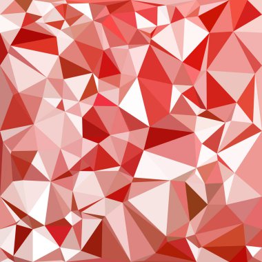 Kırmızı Çokgen Mozaik Arkaplan, Yaratıcı Tasarım Şablonları