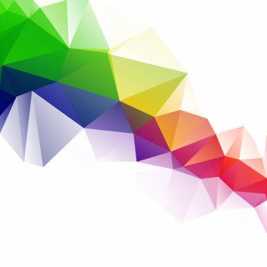 Renkli poligonal mozaik arka plan yaratıcı tasarım şablonları