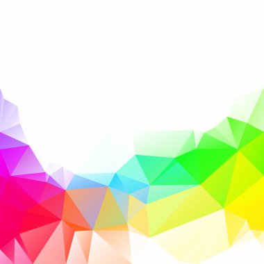 Renkli poligonal mozaik arka plan yaratıcı tasarım şablonları