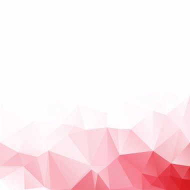 Kırmızı Çokgen Mozaik Arkaplan, Yaratıcı Tasarım Şablonları