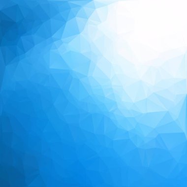 mavi çokgen mozaik arkaplan, yaratıcı tasarım şablonları