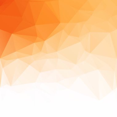Turuncu poligonal mozaik arka plan yaratıcı tasarım şablonları
