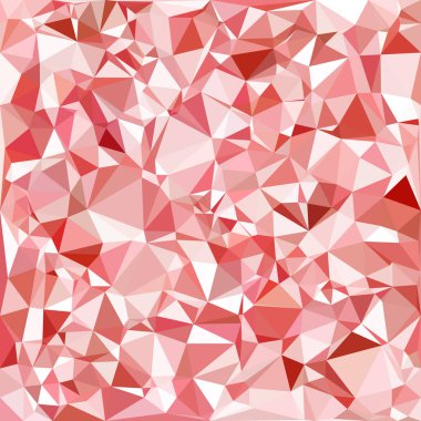 Kırmızı Çokgen Mozaik Arkaplan, Yaratıcı Tasarım Şablonları
