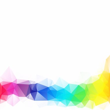 Renkli poligonal mozaik arka plan yaratıcı tasarım şablonları