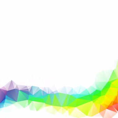 Renkli poligonal mozaik arka plan yaratıcı tasarım şablonları