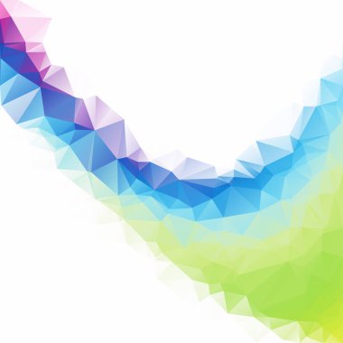 Renkli poligonal mozaik arka plan yaratıcı tasarım şablonları