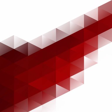 Kırmızı kılavuz Mozaik arka plan, yaratıcı tasarım şablonları