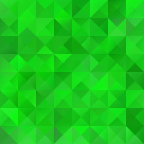 Green Grid Mosaic Background Creative Design Templates — Stock Vector