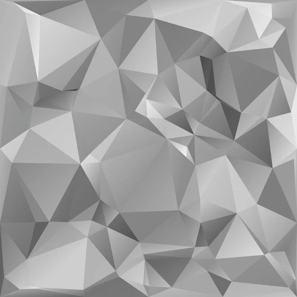 グレーホワイト多角形の背景 クリエイティブデザインテンプレート — ストックベクタ