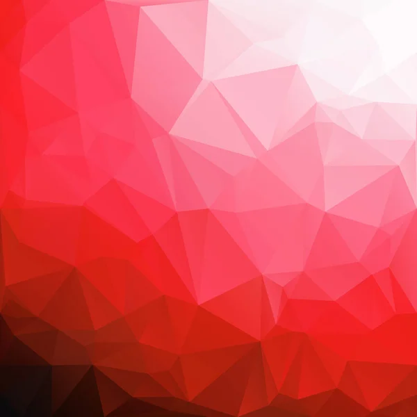Rode Polygonale Mozaïek Achtergrond Creatief Ontwerp Templates — Stockvector