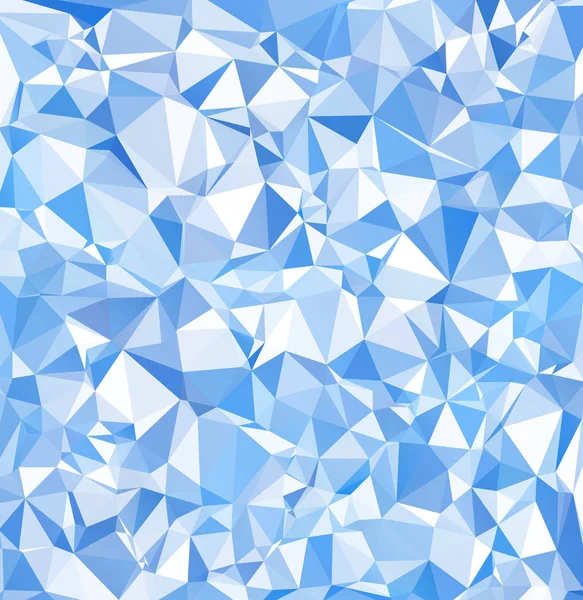 Blue Polygonal Mosaic Background Creative Design Templates — Stock Vector