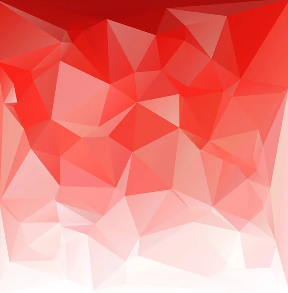 Red Polygonal Mosaic Background Creative Design Templates — Stock Vector