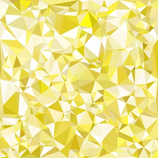 Fond Mosaïque Polygonale Jaune Modèles Conception Créative — Image vectorielle