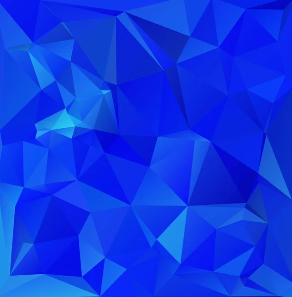 Fondo Mosaico Poligonal Azul Plantillas Diseño Creativo — Archivo Imágenes Vectoriales