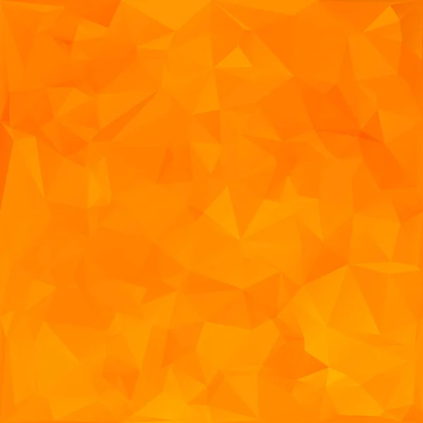 Fondo Mosaico Poligonal Naranja Plantillas Diseño Creativo — Vector de stock