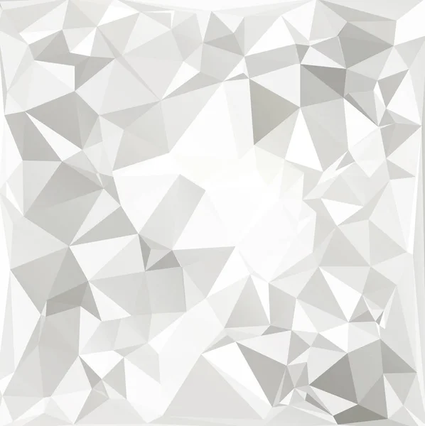 Gray White Polygonal Background Creative Design Templates — Stock Vector