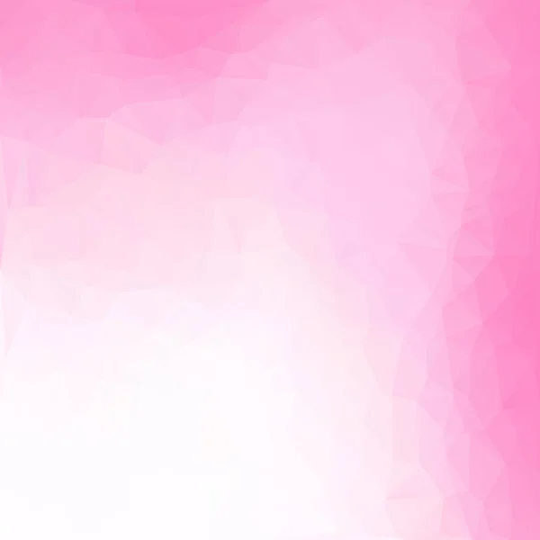 ピンク多角形モザイク背景 クリエイティブデザインテンプレート — ストックベクタ