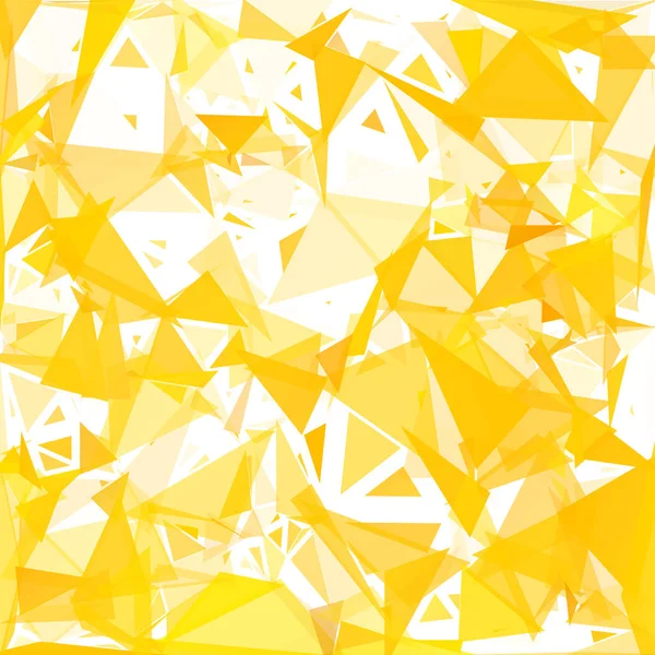 Žlutý Konec Mosaic Pozadí Kreativní Design Šablony — Stockový vektor