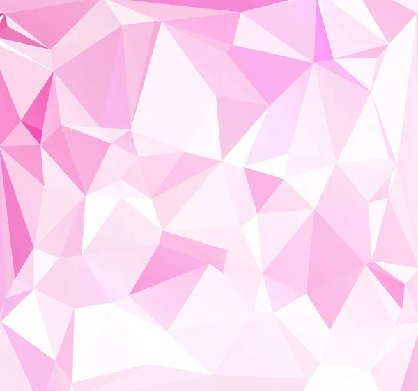 Rosa Polygonal Mosaisk Bakgrunn Formgivningsmaler – stockvektor