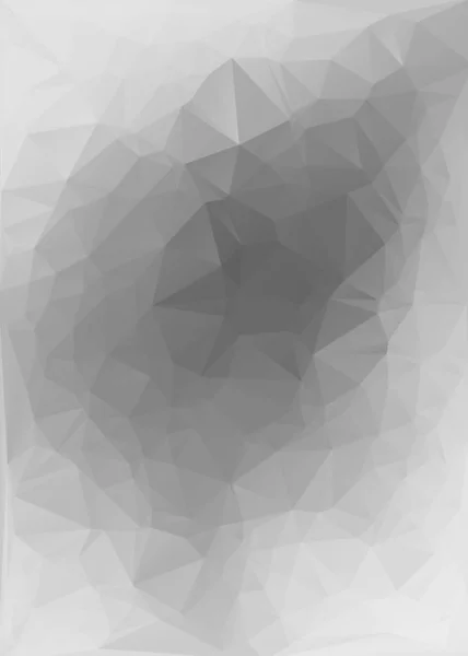 Gris Fond Polygonal Blanc Modèles Conception Créative — Image vectorielle