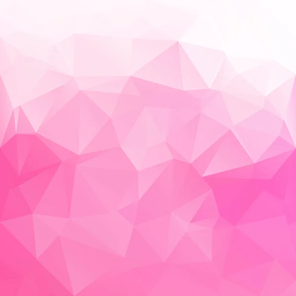 Fondo Mosaico Poligonal Rosa Plantillas Diseño Creativo — Vector de stock