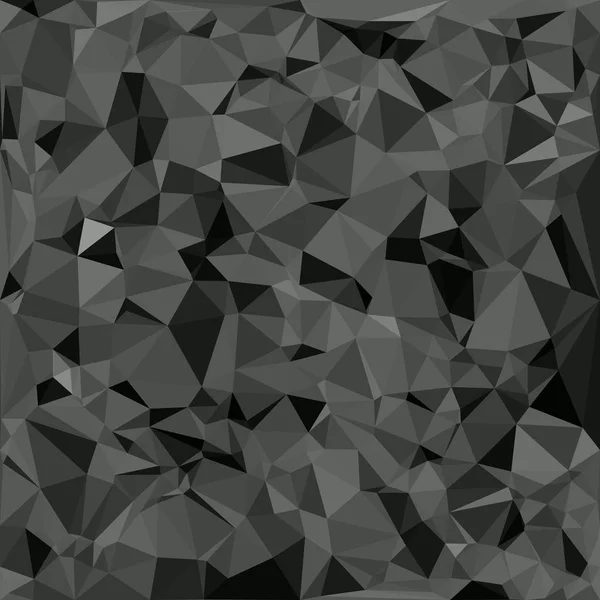 Черный Многоугольный Фон Креативный Дизайн — стоковый вектор