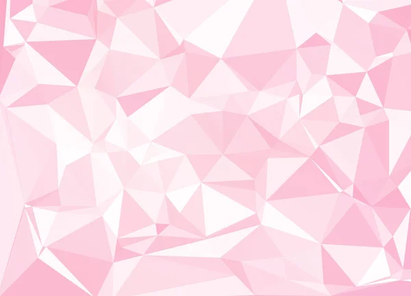 Pinker Polygonaler Mosaik Hintergrund Kreative Design Vorlagen — Stockvektor