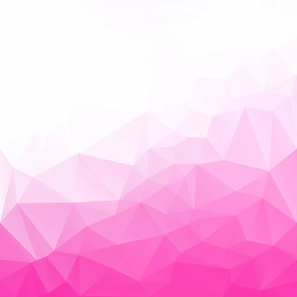 Rosa Polygonal Mosaik Bakgrund Creative Design Mallar — Stock vektor