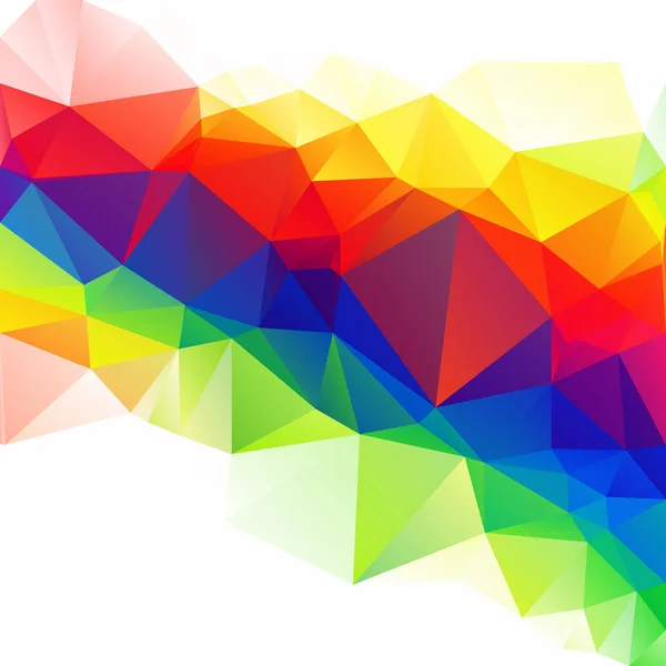 多彩的多边形马赛克背景 创意设计模板 — 图库矢量图片