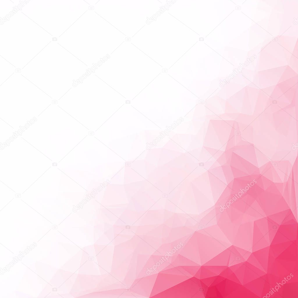 Red Polygonal Mosaic Background, Creative Design Templates