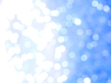 Ufuk benzersiz Soyut Mavi Bokeh şenlikli ışıklar