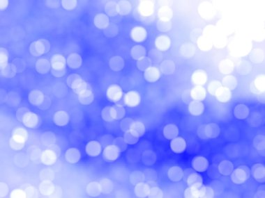 Ufuk benzersiz Soyut Mavi Bokeh şenlikli ışıklar