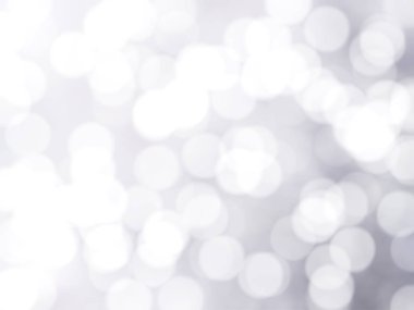 Ufuk benzersiz soyut gri beyaz Bokeh şenlikli ışıklar