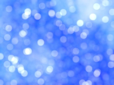 Ufuk benzersiz Soyut Mavi Bokeh şenlikli ışıklar