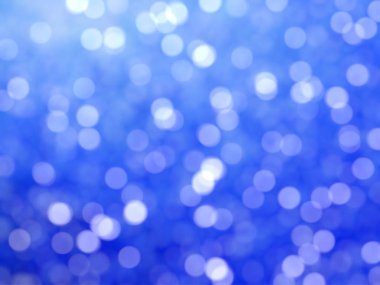 Ufuk benzersiz Soyut Mavi Bokeh şenlikli ışıklar